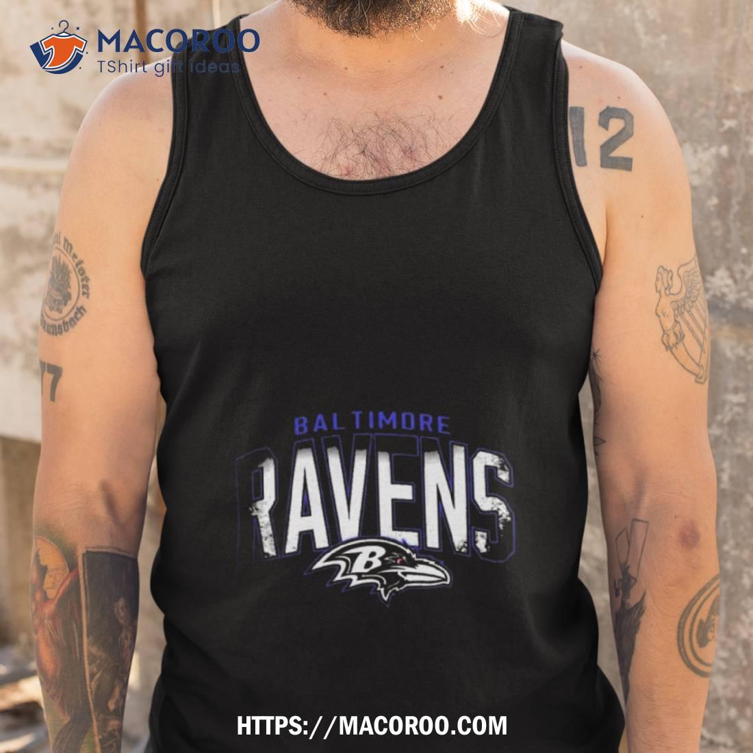 Women's Fanatics Branded Gray Baltimore Ravens Plus Size Racerback