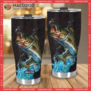 bass fishing stainless steel tumbler 3