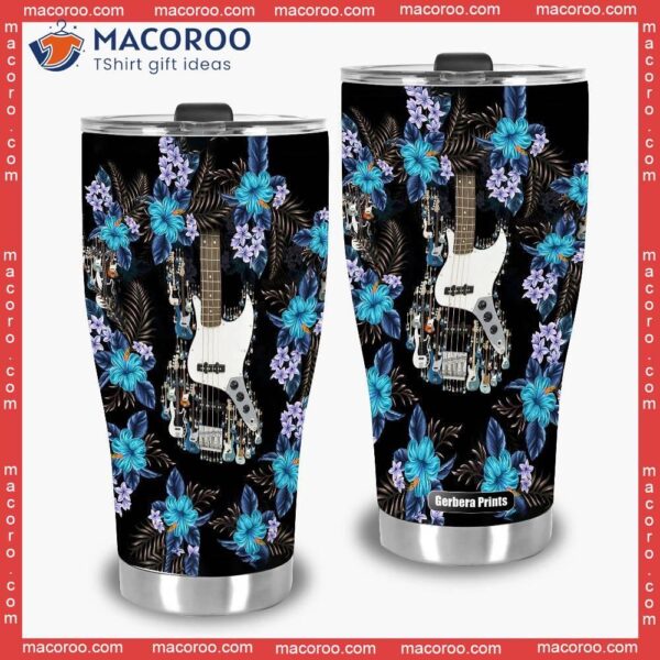 Bass Guitar Stainless Steel Tumbler