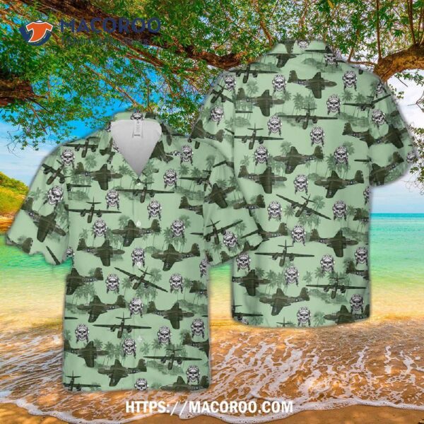 Bbtt1407bc11 Douglas A-20g Havoc Air Force Hawaiian Shirt