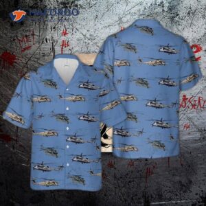 Bbtt1905bc13 Navy Mh-53 Sea Dragon Hawaiian Shirt