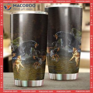 Bear Hunter Stainless Steel Tumbler