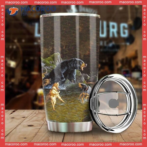 Bear Hunter Stainless Steel Tumbler