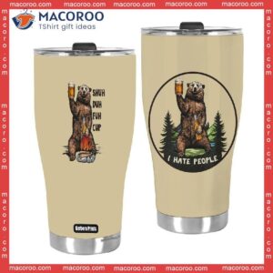 bear shuh duh fuh stainless steel tumbler 2