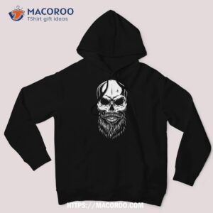 bearded skull lazy halloween costume cool skeleton beard shirt skeleton masks hoodie