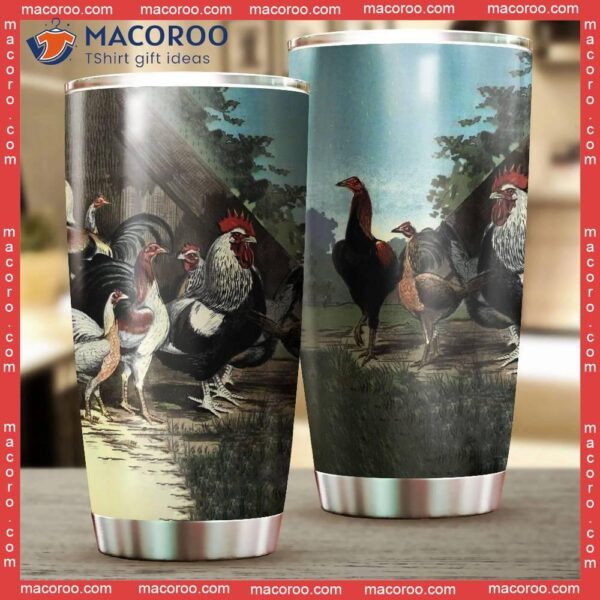 Beautiful Chicken Stainless Steel Tumbler