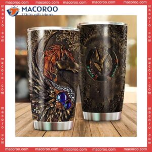 Beautiful Horse Stainless Steel Tumbler