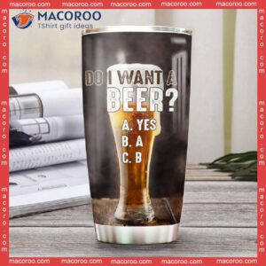 Beer Question Stainless Steel Tumbler