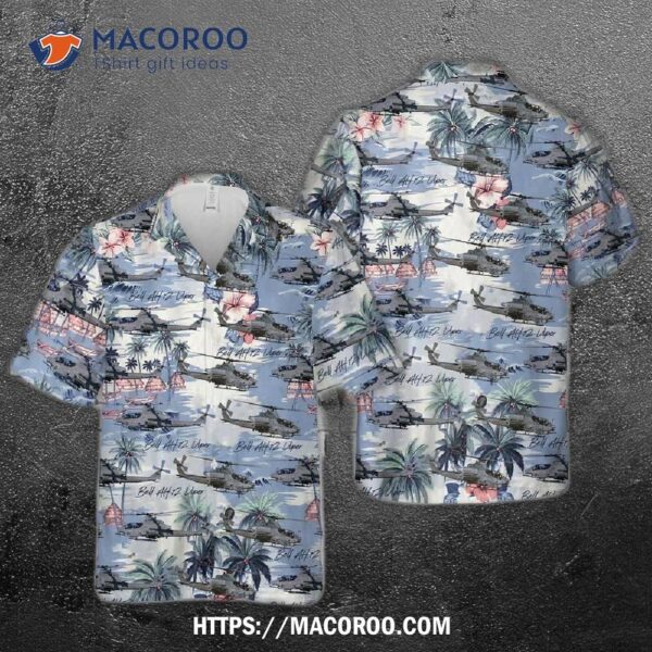 Bell Ah-1z Usmc Hawaiian Shirt