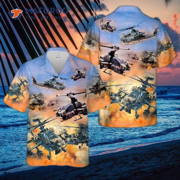 Bell Ah-1z Viper Hawaiian Shirt