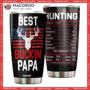 best papa hunting stainless steel tumbler 0