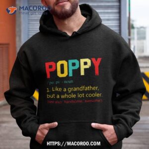 Best Poppy Definition Retro Father’s Day Shirt