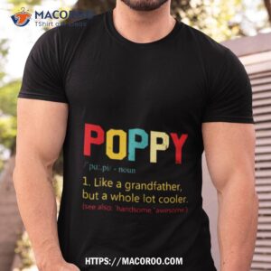 Best Poppy Definition Retro Father’s Day Shirt Best Poppy Definition Retro Father’s Day Shirt