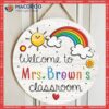 Best Teacher Christmas Gifts,personalized Name Welcome Sign Door Hanger