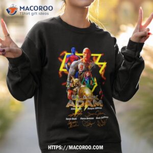 black adam 2023 thank you for the memories signature shirt sweatshirt 2