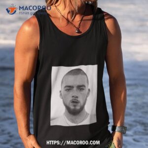 black and white angus cloud shirt tank top