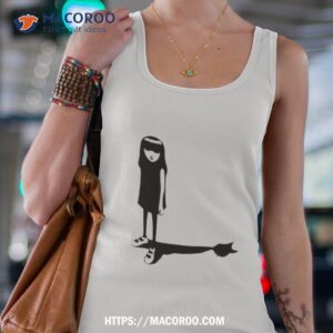 black cat shadow emily the strange shirt tank top 4
