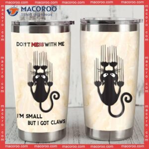 black cat stainless steel tumbler 0 1