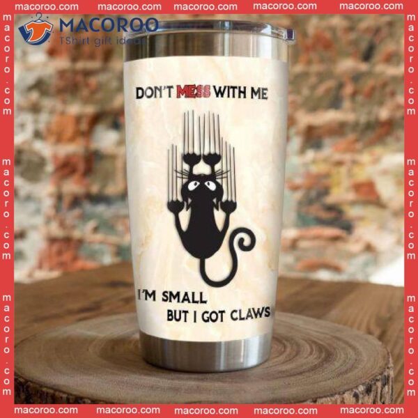 Black Cat Stainless Steel Tumbler