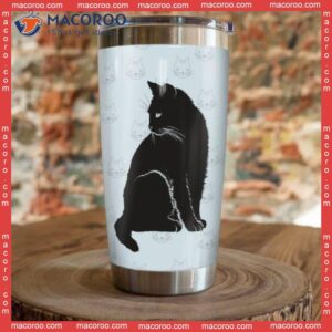 Black Cat Stainless Steel Tumbler