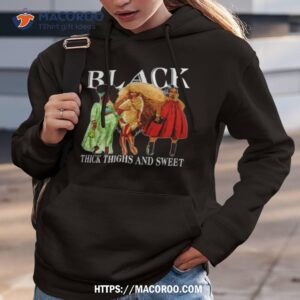 black girl thick thighs and sweeshirt hoodie 3