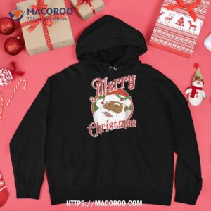 black merry christmas santa claus shirt cute santa claus hoodie