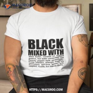 Black Mixed With Shirt