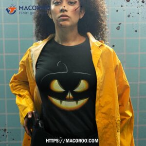 black pumpkin shirt shining skull vampire halloween night halloween skull tshirt 2