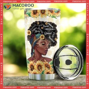 Black Women Stainless Steel Tumbler