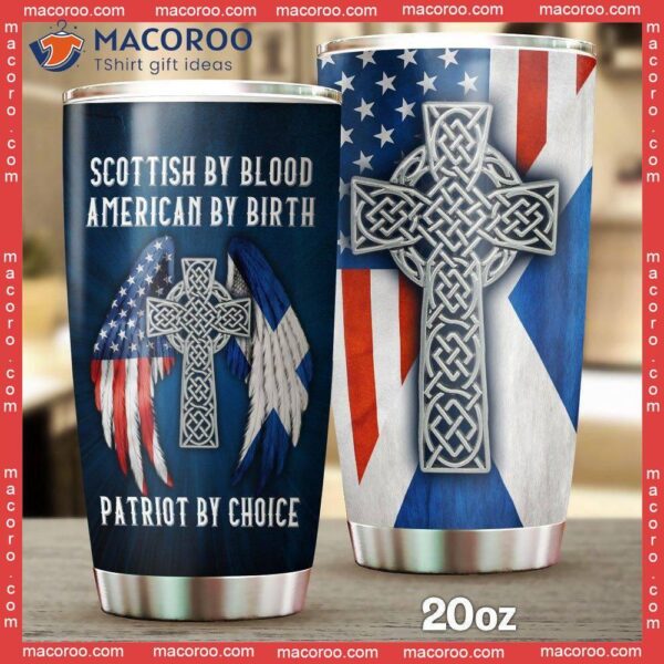 Blood American By Birth Stainless Steel Tumbler