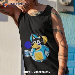 blue dad best dad shirt tank top 1
