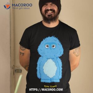 Blue Monster Eyes Closed Shirt