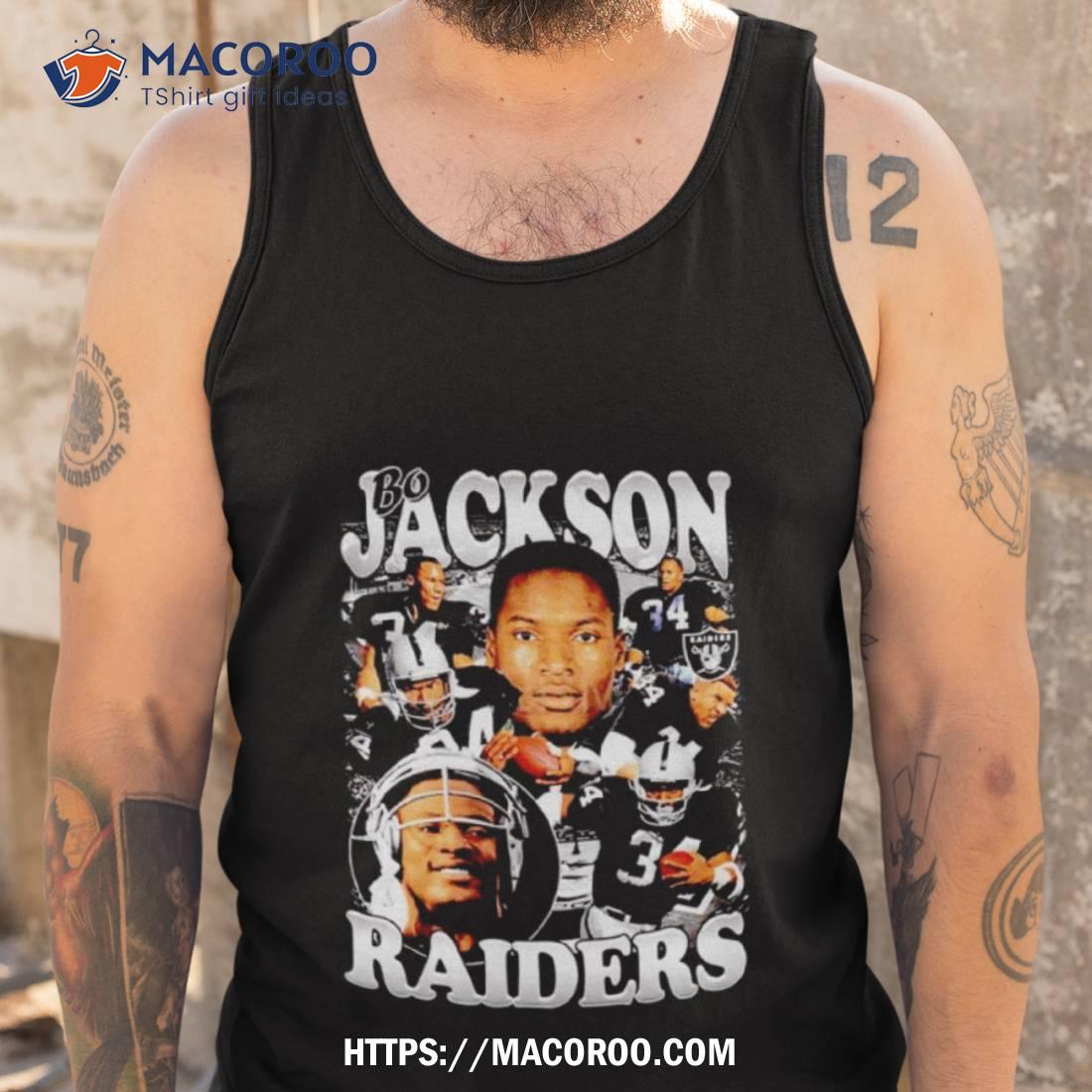 Bo Jackson Raiders Nfl Football Retro Shirt