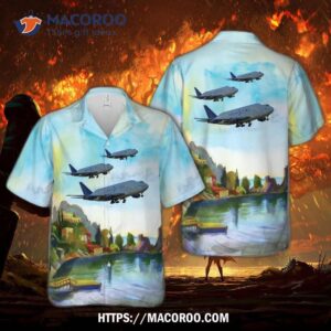 Boeing 747-400 Lcf Dreamlifter Hawaiian Shirt