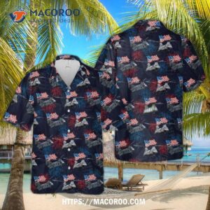 Boeing Vertol Ch-46 Sea Knight Usmc Hawaiian Shirt