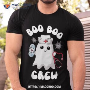 boo crew nurse halloween cute ghost costume matching shirt halloween gift ideas for adults tshirt