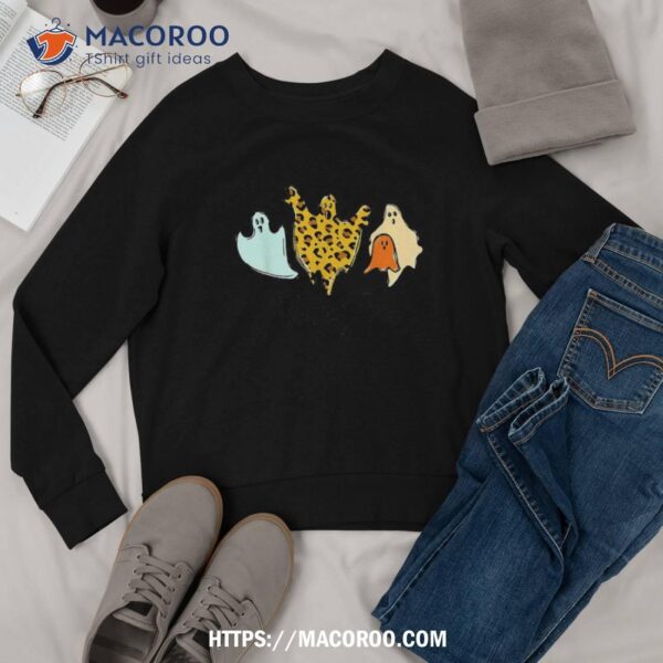Boo Jee Bleached Leopard Pumpkin Halloween Shirt