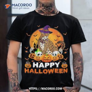 Boo Sheet Scary Ghost Pumpkin Moon Witch Jaguar Halloween Shirt