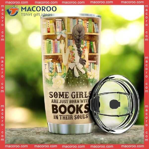 Book Girl Stainless Steel Tumbler