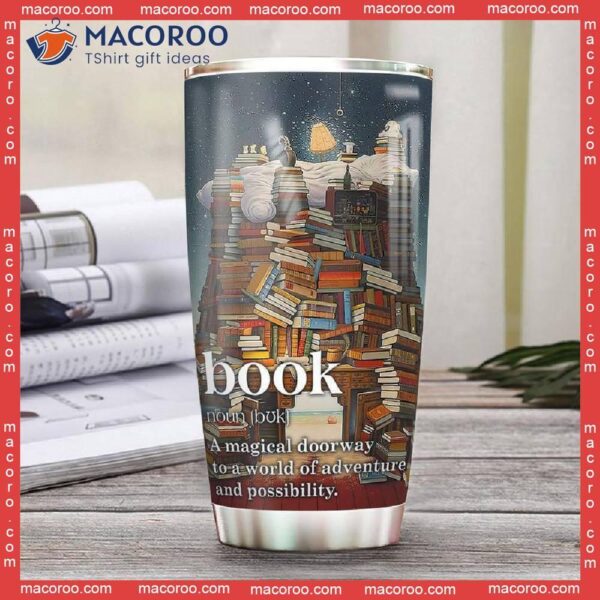 Book Lover Adventure Stainless Steel Tumbler