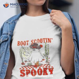 Boot Scootin Spooky Western Halloween Ghost Spooky Season Shirt