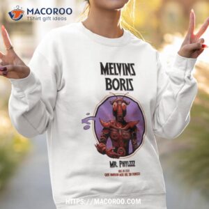 boris amp melvins events in san francisco aug 28 2023 art poster design shirt sweatshirt 2