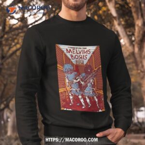 boris amp melvins the twins of evil tour sep 1 2023 seattle wa the showbox shirt sweatshirt
