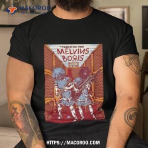 Boris & Melvins The Twins Of Evil Tour Sep 1 2023 Seattle Wa The Showbox Shirt