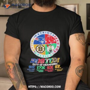Boston City Of Champions Boston Red Sox Patriots Bruins Celtics 2023 Shirt