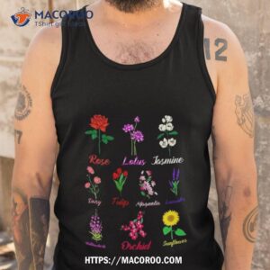 botanical floral flower vintage 2023 shirt tank top