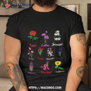 botanical floral flower vintage 2023 shirt tshirt