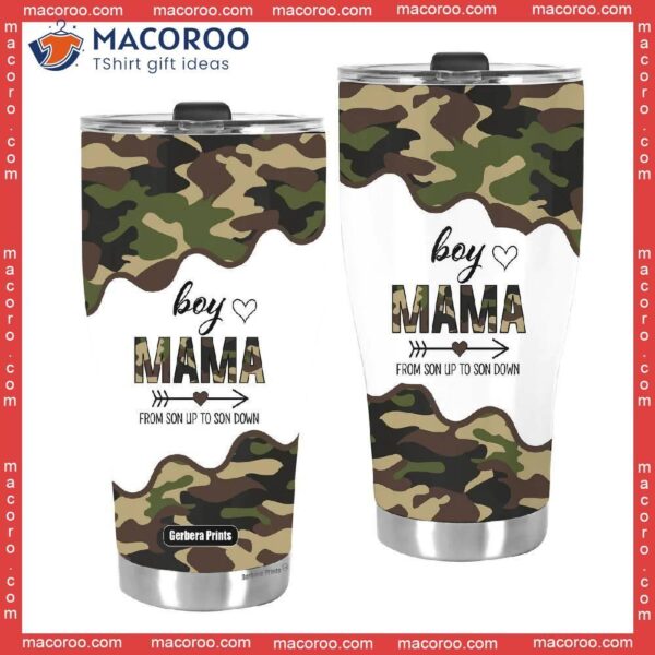 Boy Love Mama Tumbler Stainless Steel