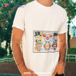 bozos circus clowns shirt tshirt