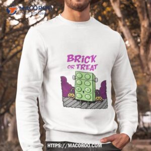 brick or treat halloween shirt sweatshirt